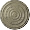 Ekena Millwork Carton Ceiling Medallion (For Canopies up to 2 5/8"), 12 5/8"OD x 1"P, Castle Stone Crackle CM13CACSC - alternate 1